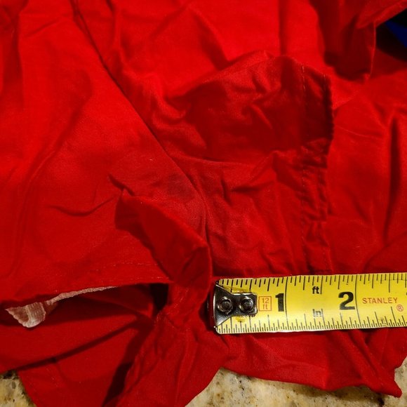 Vtg Dolfin Men's M Red Nylon Swimwear Shorts Built in Brief Liner Pocket Beach - Picture 9 of 10